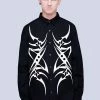Long Clothing Tribal Black Shirt - Unisex