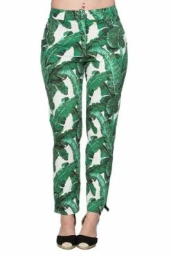 Banned Tropical Leaves Trousers