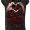 Spiral We Bleed Together - Turnup Sleeve Loosefit Tee