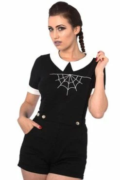 Banned Webb Dungaree 8 Banned Webb Dungaree -Voodoo Vixen shop webb dungaree banned 4 300x