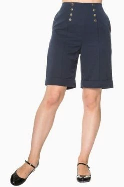 Banned Weekender Trouser Shorts -Voodoo Vixen shop weekender trouser shorts banned 4 300x