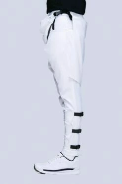 Long Clothing White Clip Pants - Unisex -Voodoo Vixen shop white clip pants unisex long clothing 3 300x